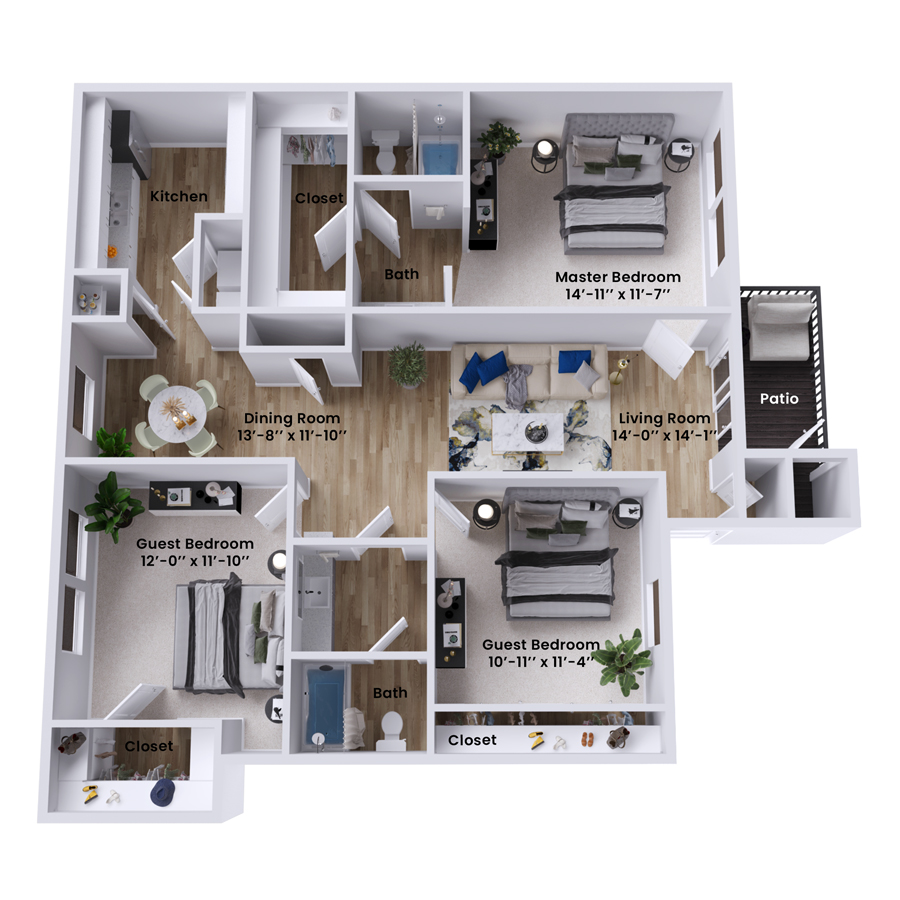C3 floorplan layout