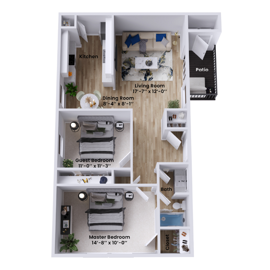 B3 floorplan layout