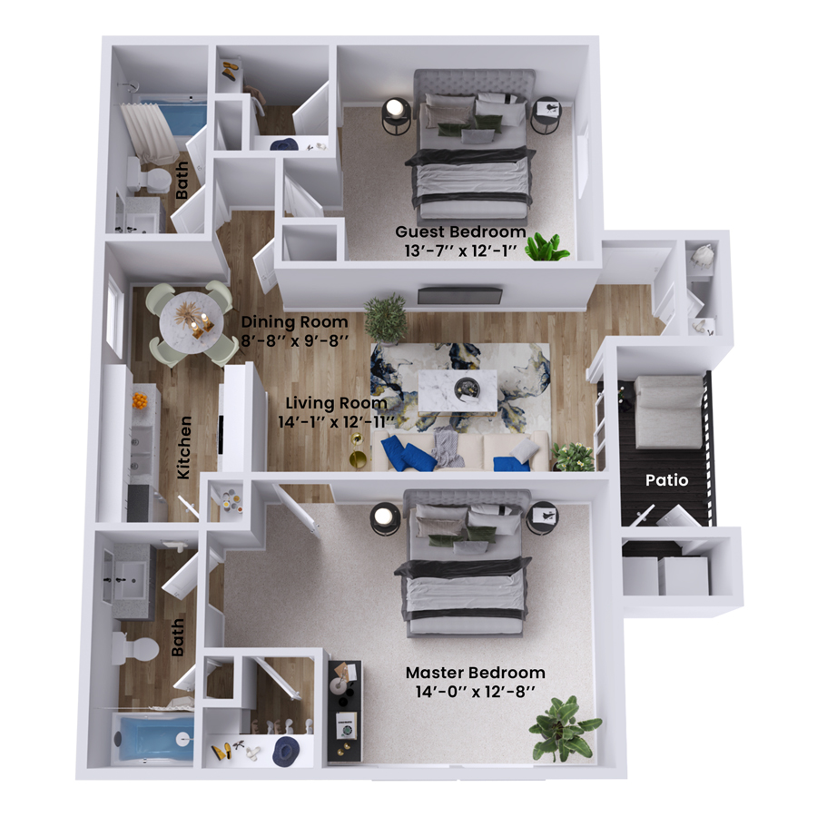 B6 floorplan layout