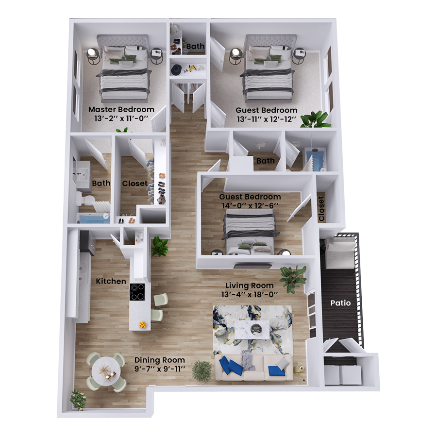 C4 floorplan layout