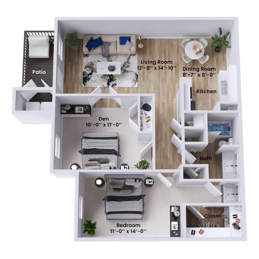 B2 floorplan layout