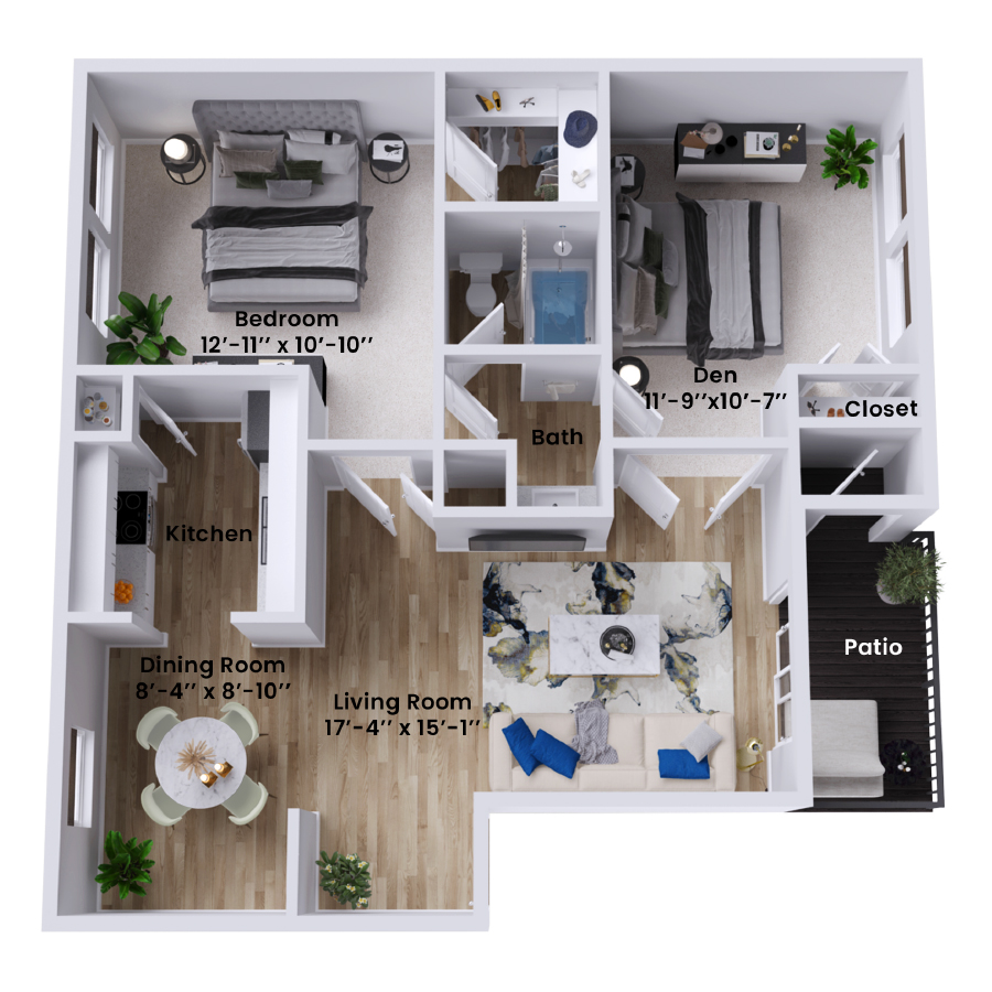 B1 floorplan layout