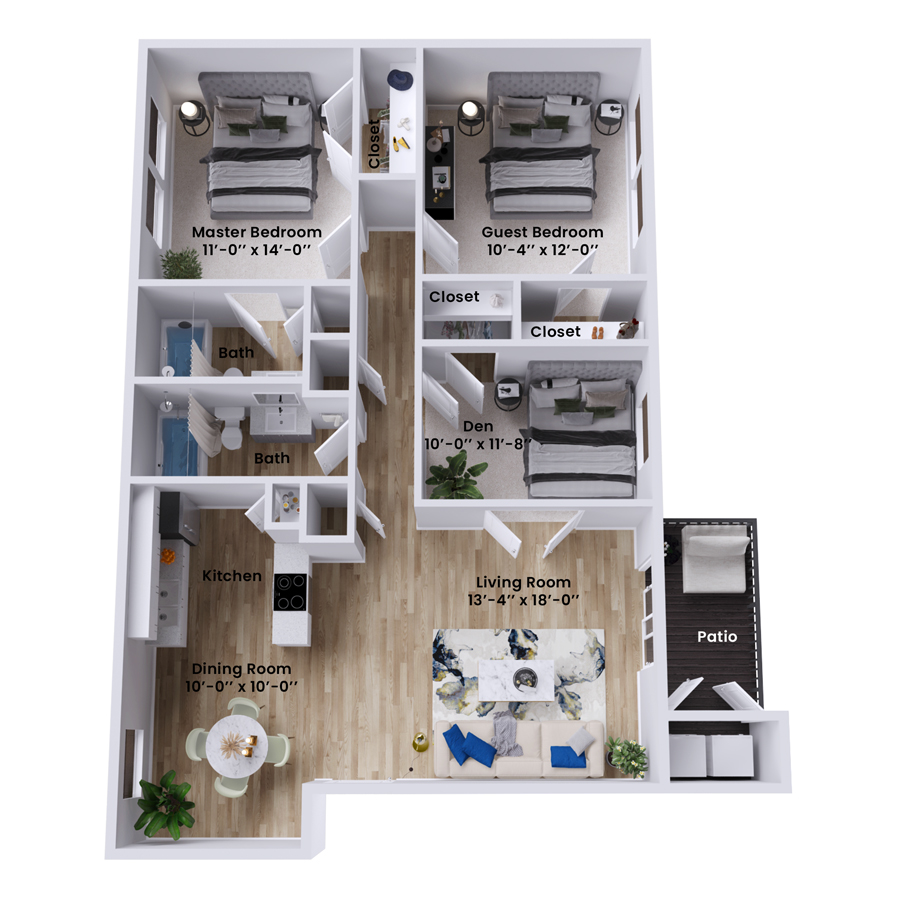 C1 floorplan layout