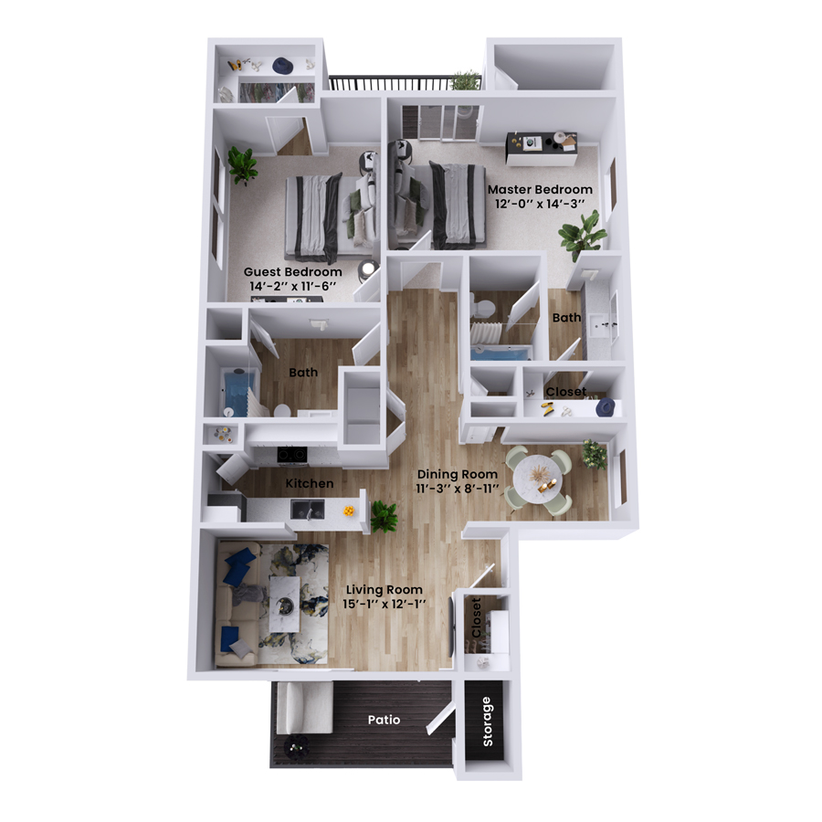 B7 floorplan layout