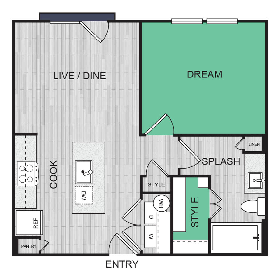 A1 floorplan layout