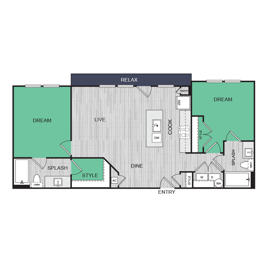 B1 Alt 1 floorplan layout