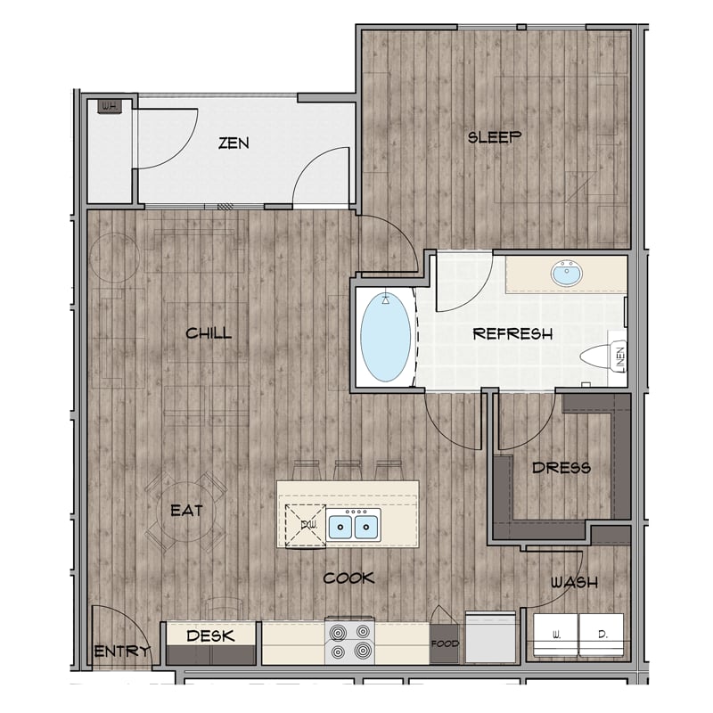 A2B floorplan layout