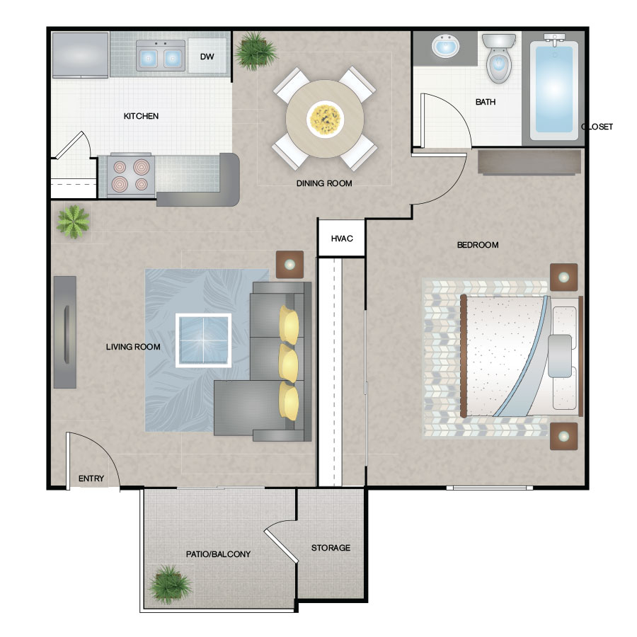 A2 floorplan layout