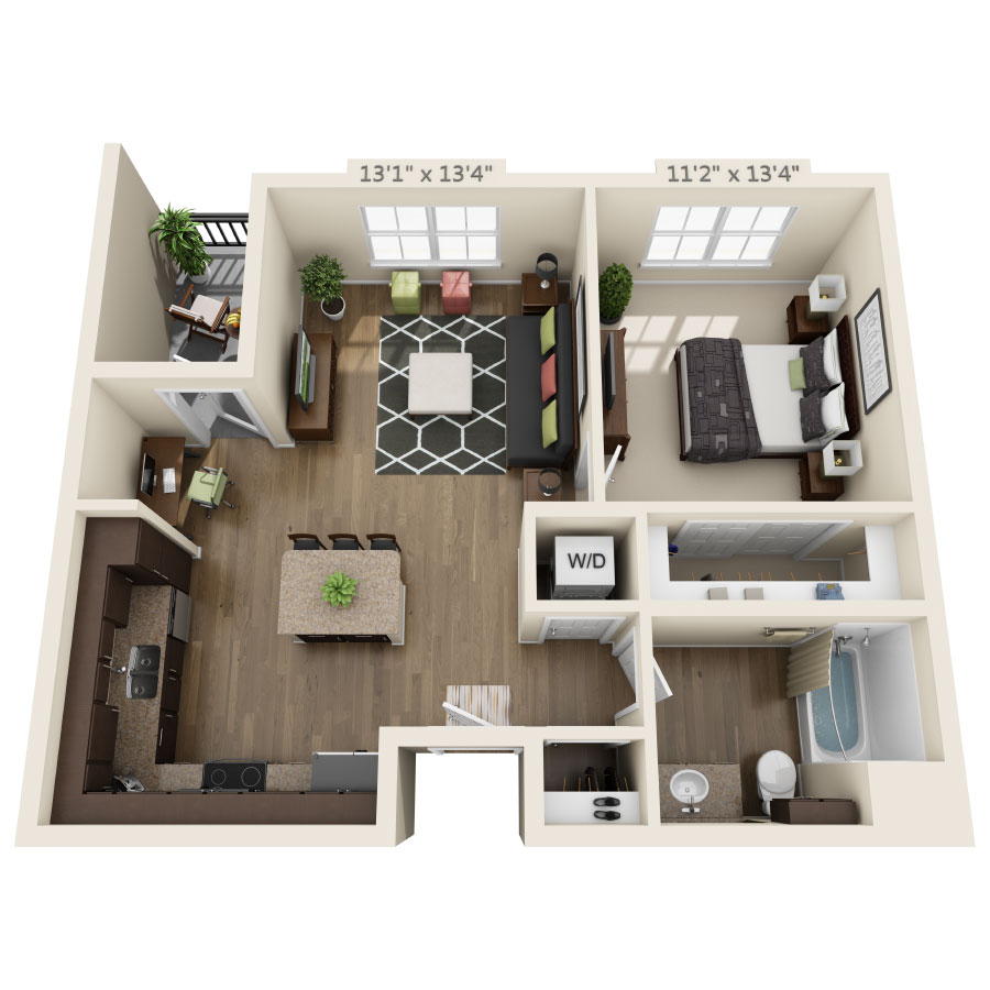 A1 floorplan layout