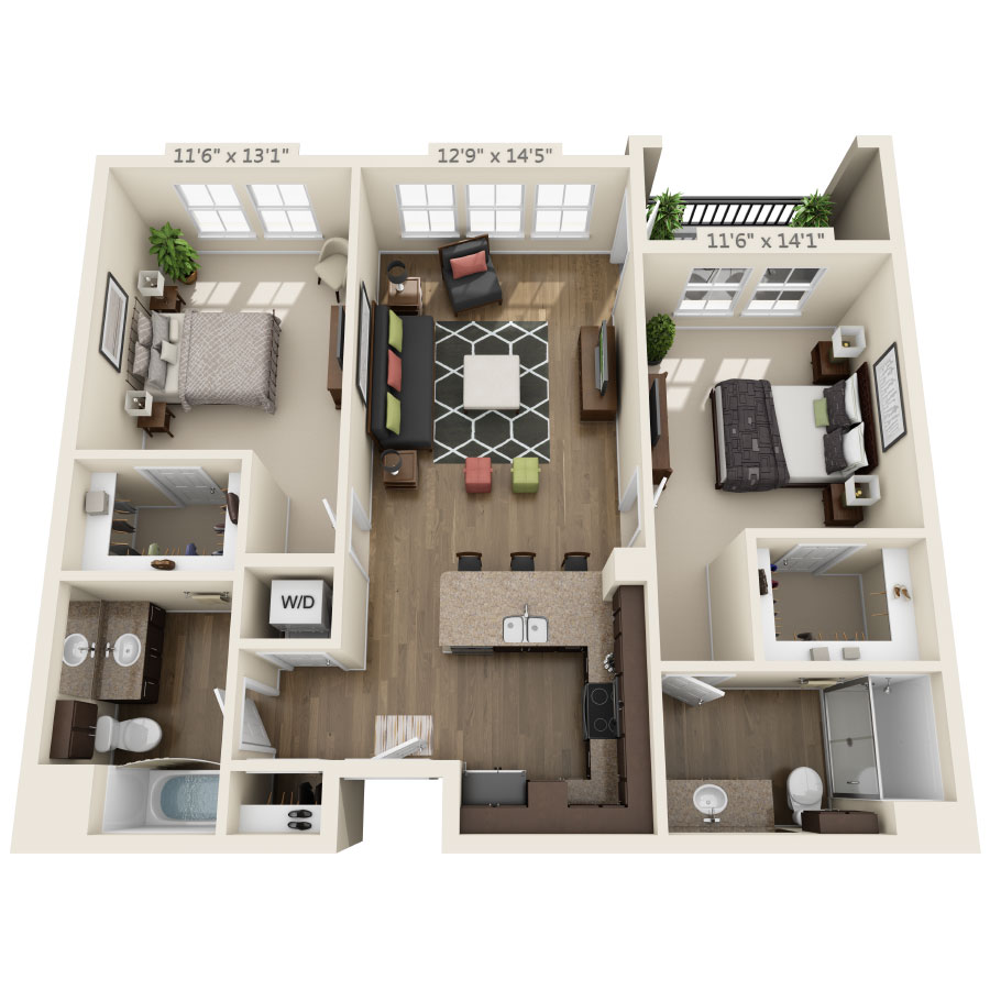 B1 floorplan layout