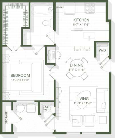A1 floorplan layout
