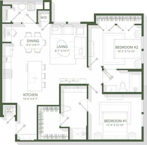 B1 floorplan layout