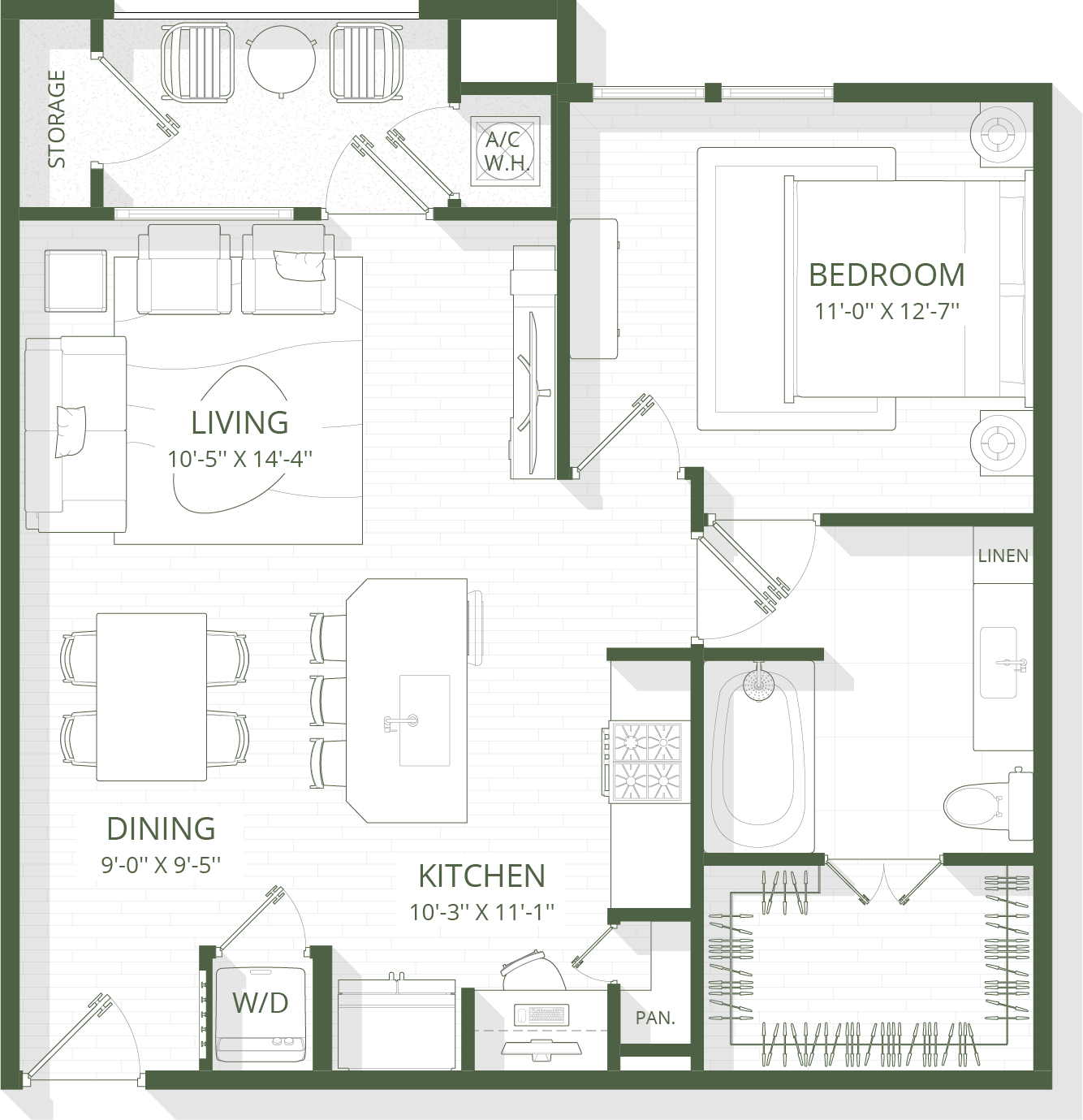 A4 floorplan layout