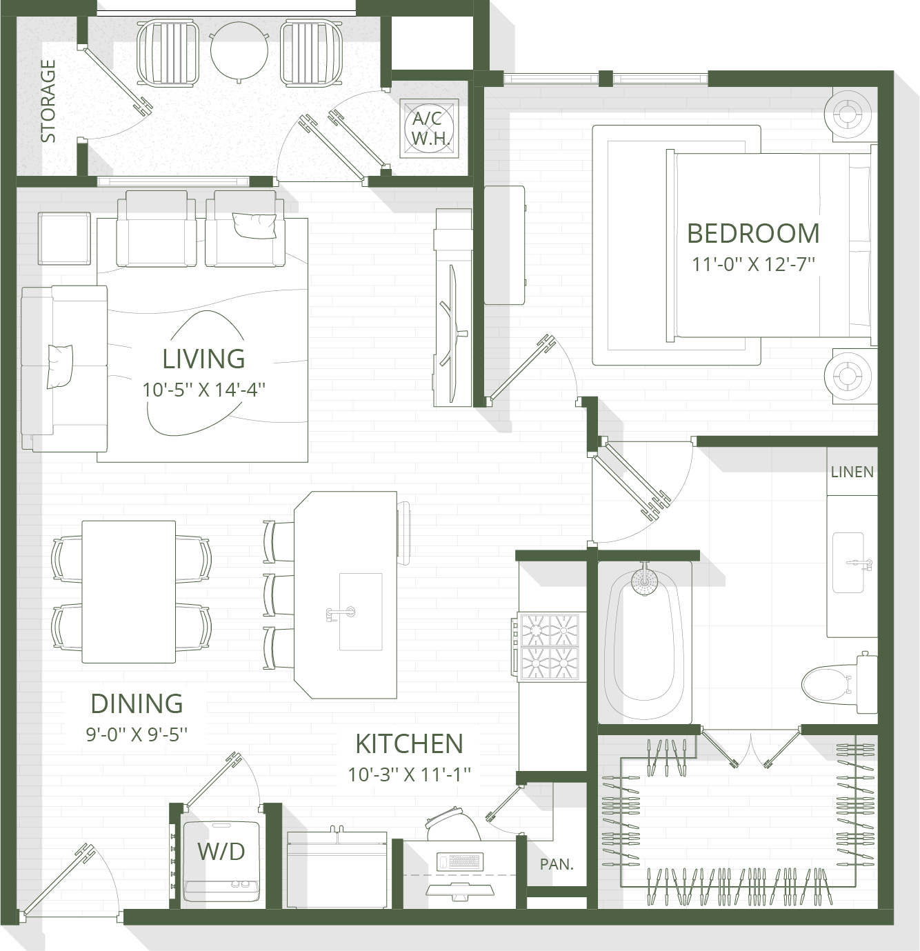 A4 floorplan layout
