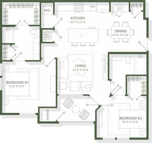B2 floorplan layout