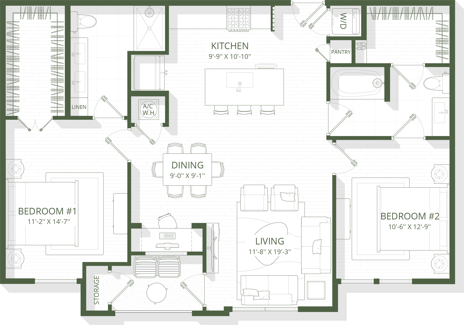 B3 floorplan layout