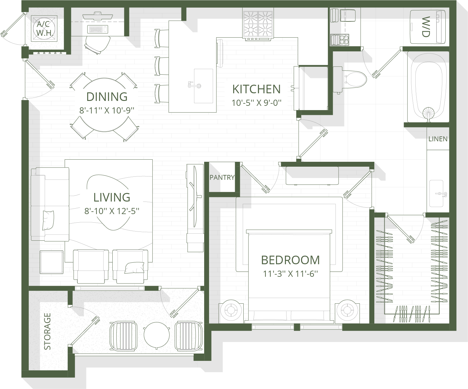 A2 floorplan layout
