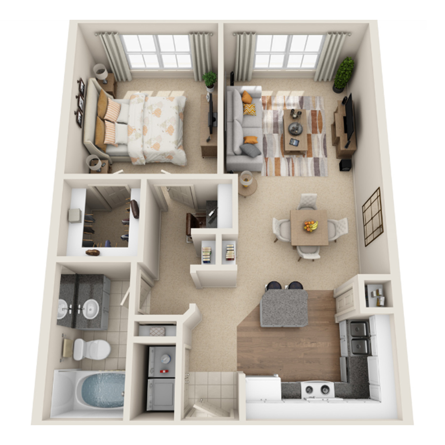 A4 floorplan layout