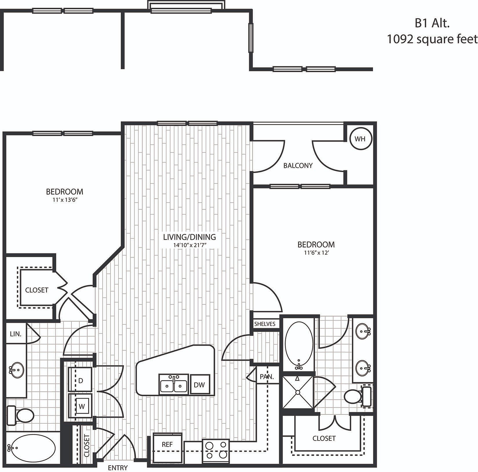 B1 floorplan layout