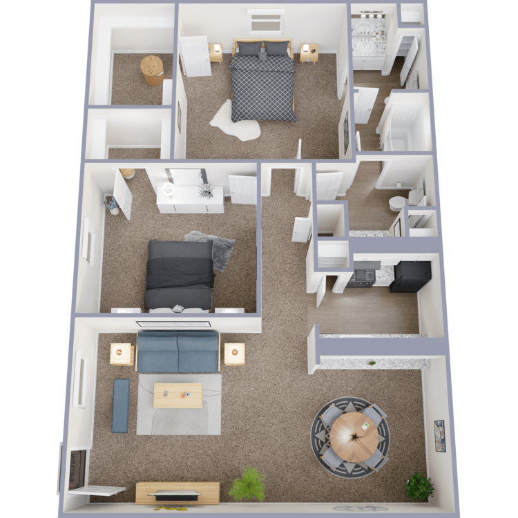 2-1.5 floorplan layout