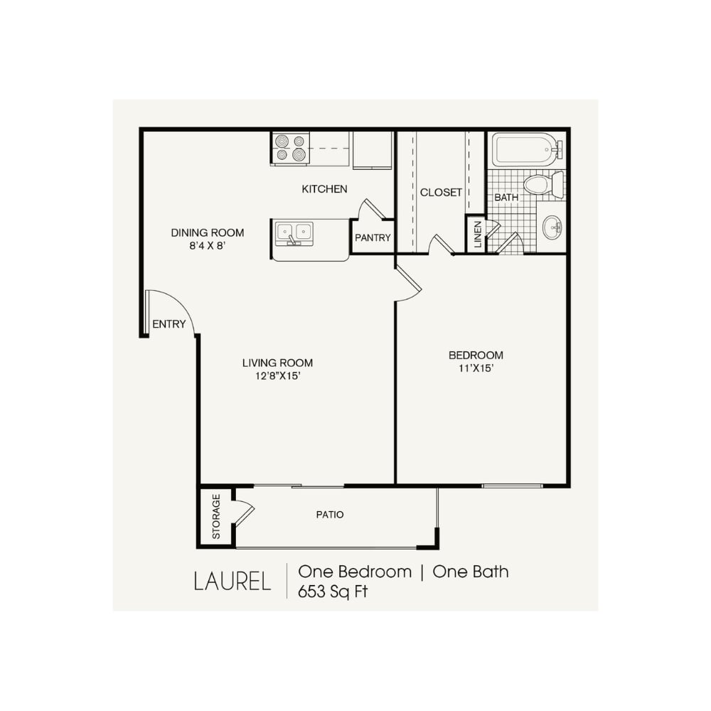 1 bedroom 1 bathroom floorplan layout