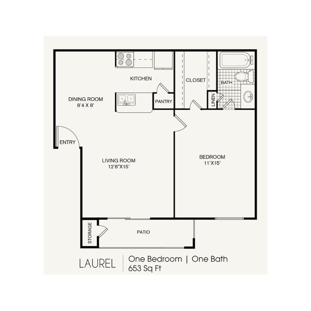 2 bedroom 2.5 bathroom floorplan layout