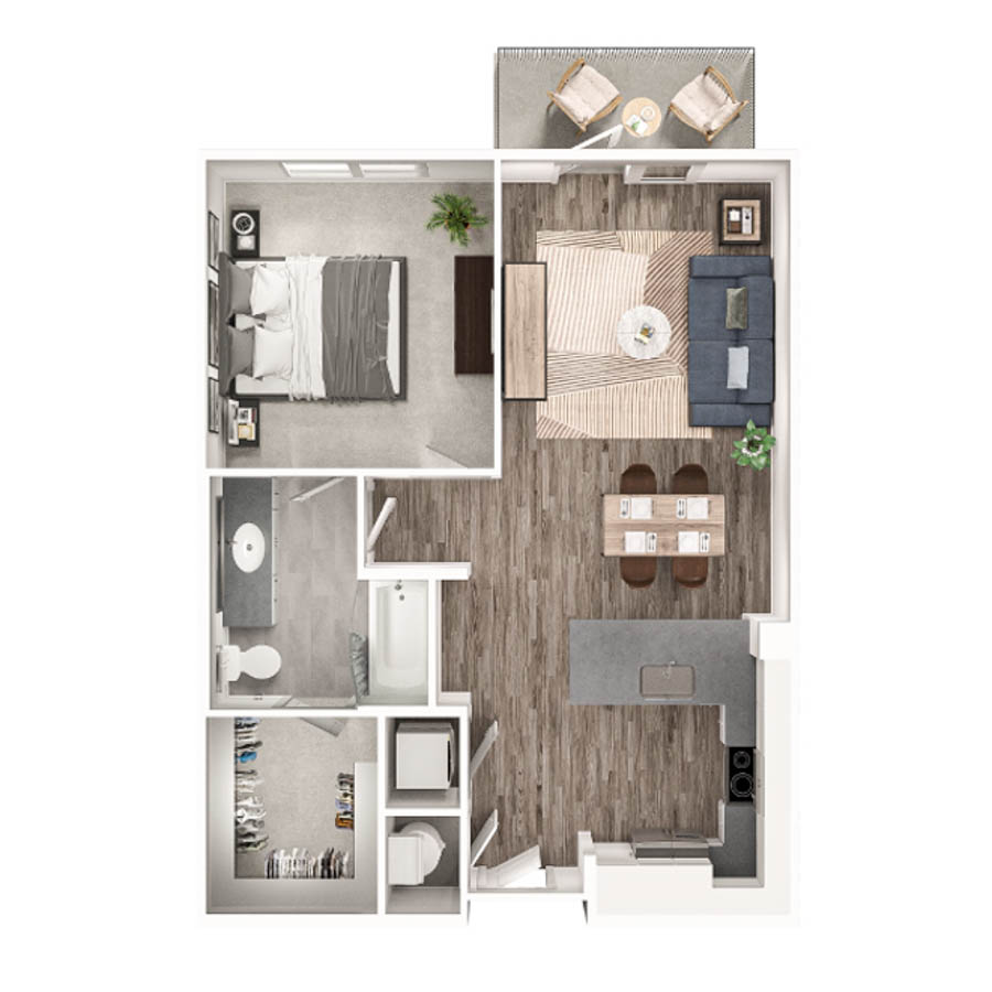 A2P floorplan layout