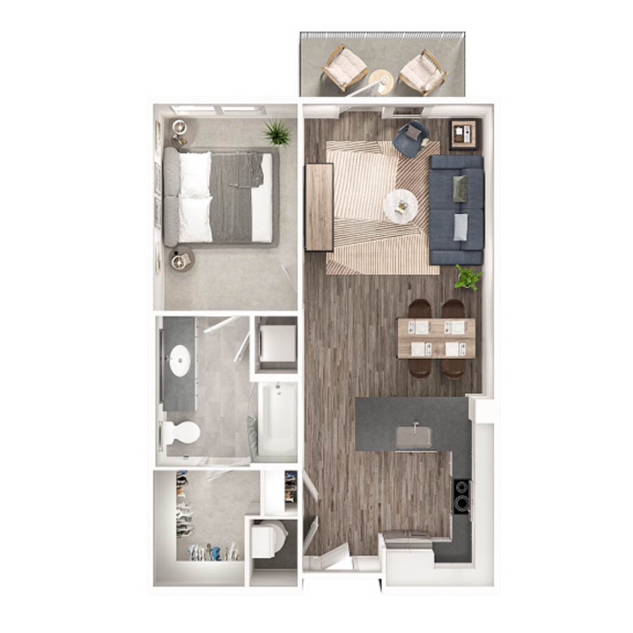 A1P floorplan layout