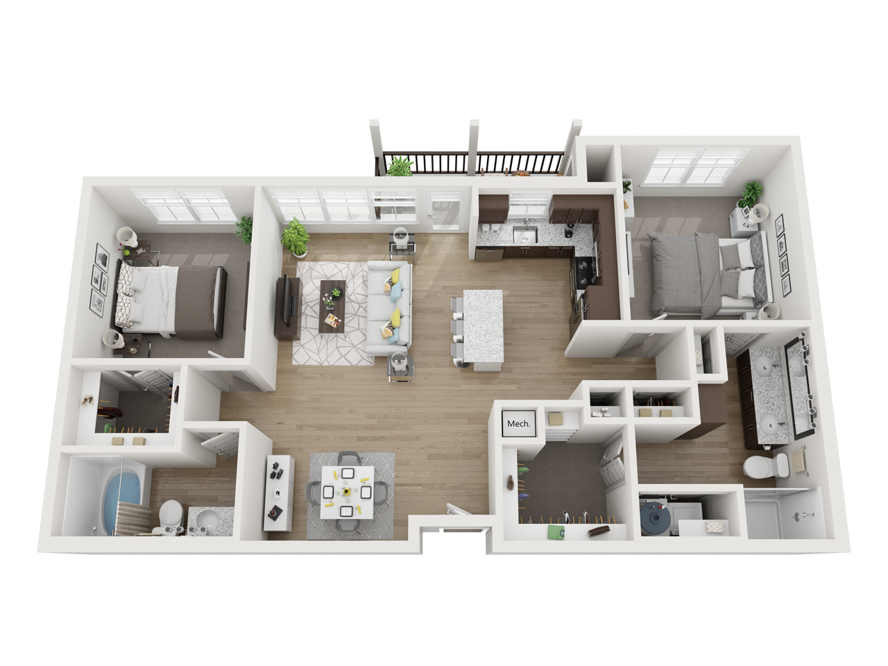 The Venice | B1 floorplan layout
