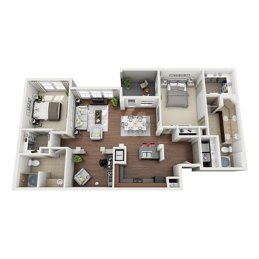 Braeswood floorplan layout