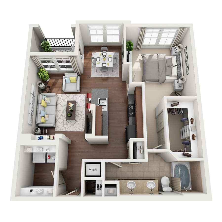 The MacGregor floorplan layout