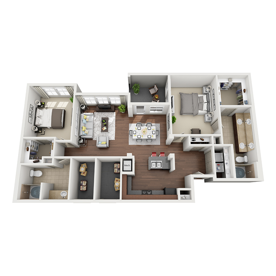 Southmore floorplan layout