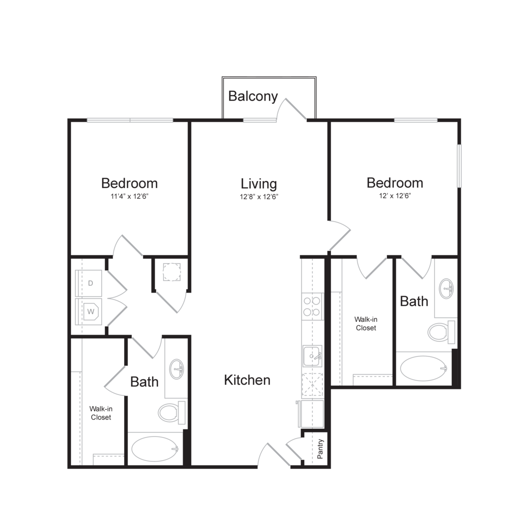B1A.80 floorplan layout