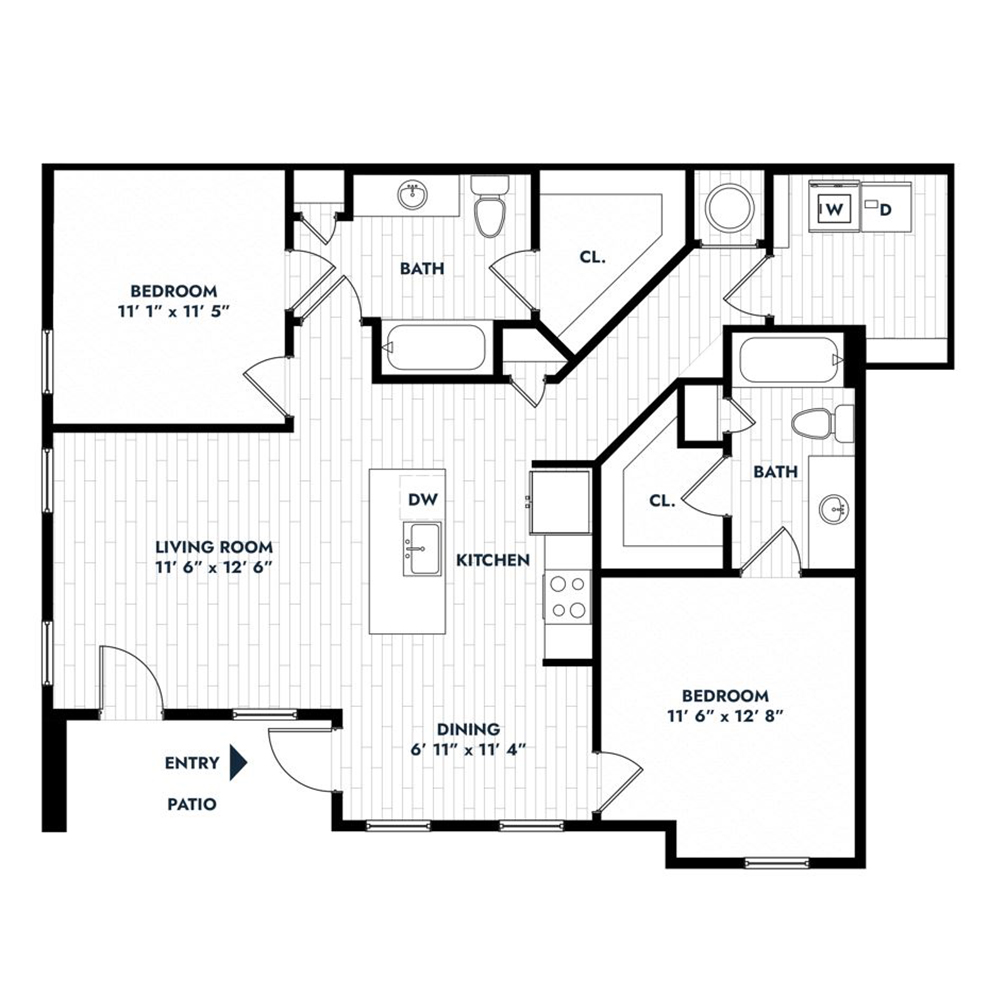 2A - ANSI floorplan layout
