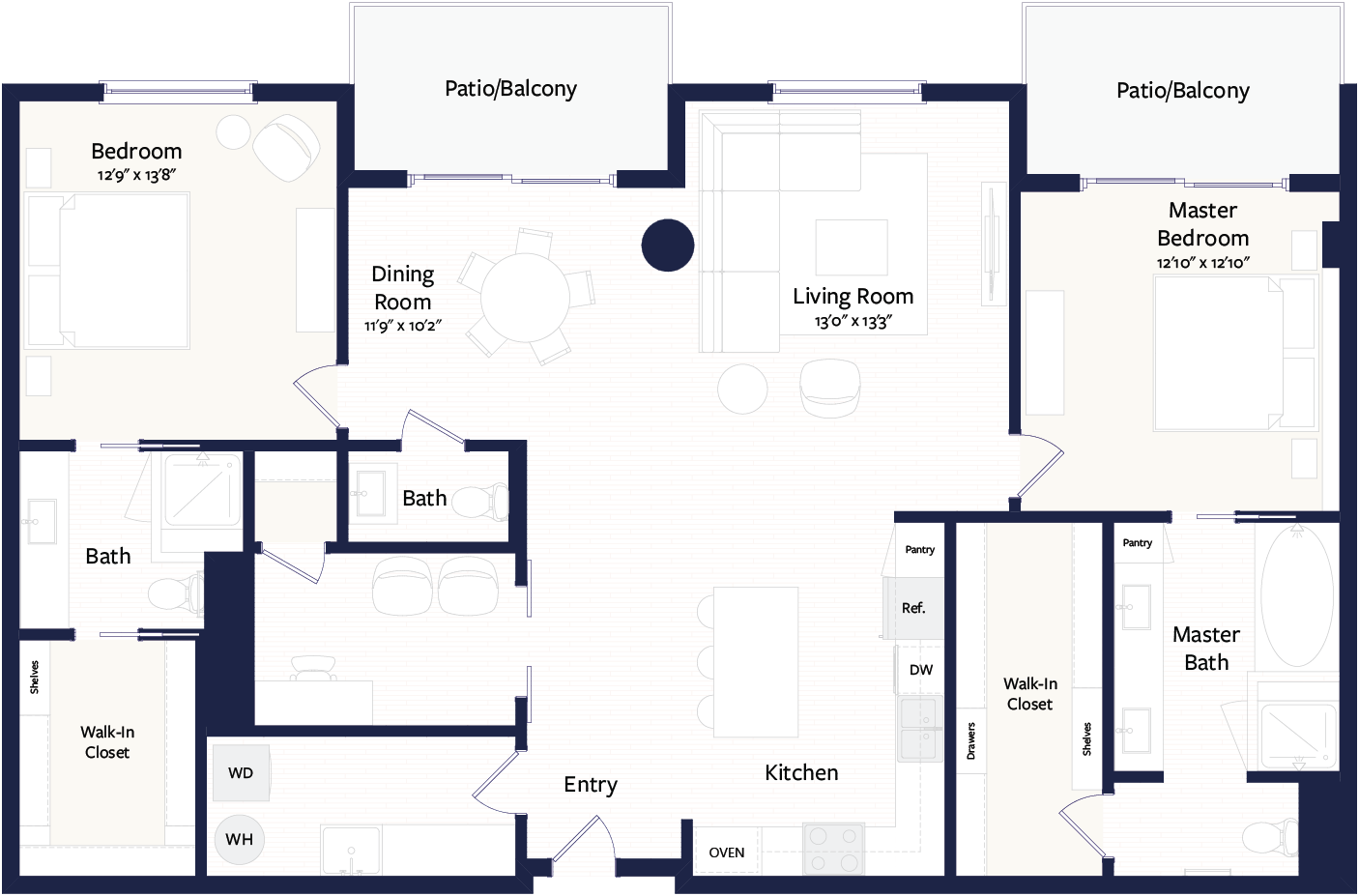PH5 floorplan layout