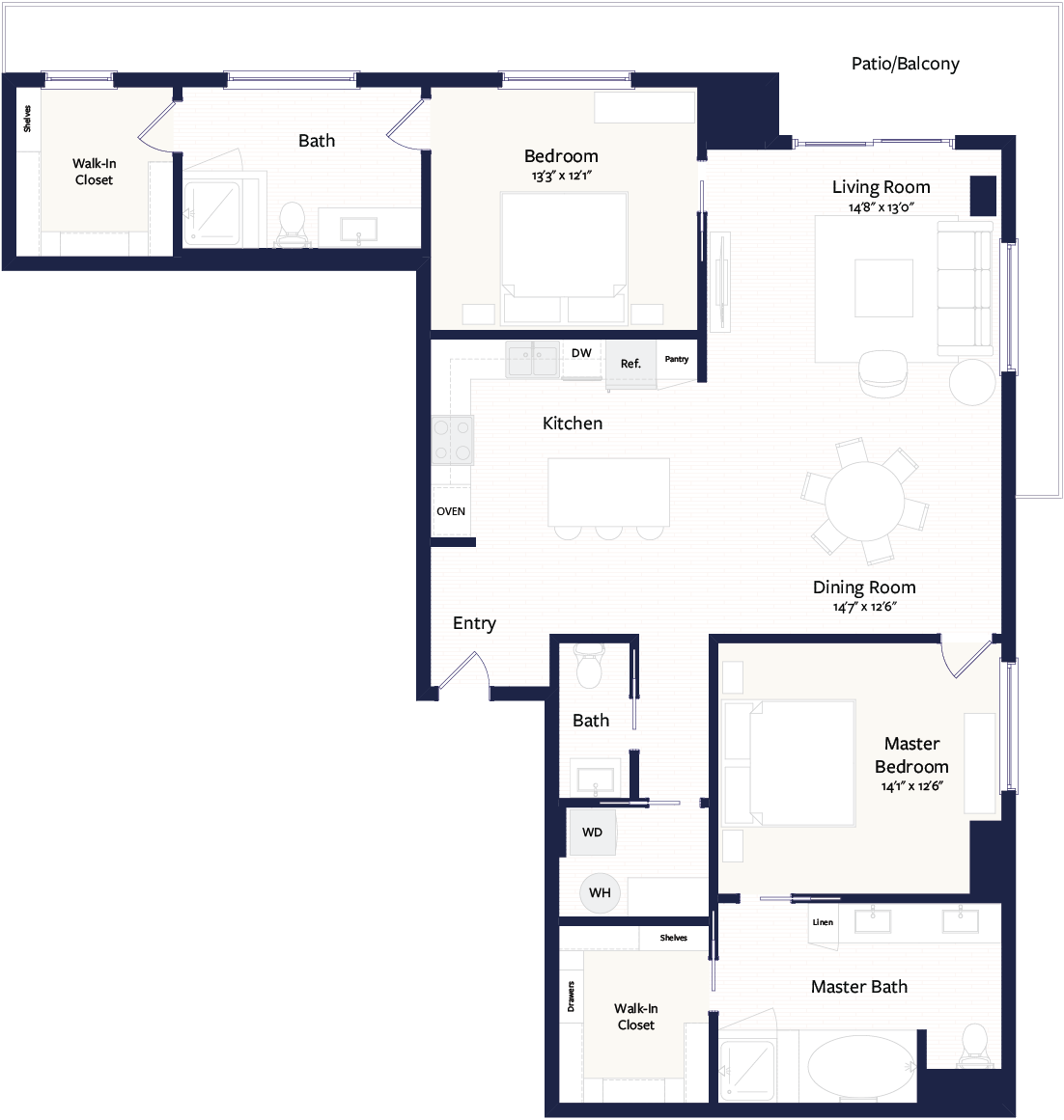PH4 floorplan layout