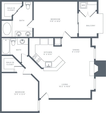 B01 Renovated floorplan layout