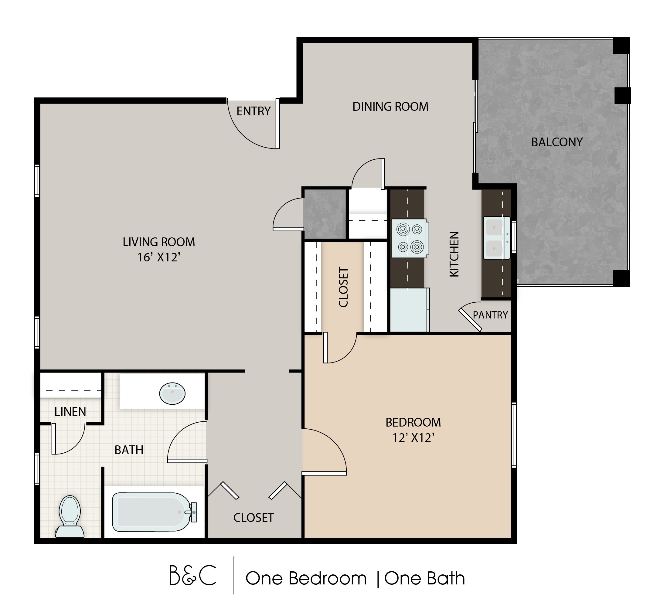 1X1 FP floorplan layout