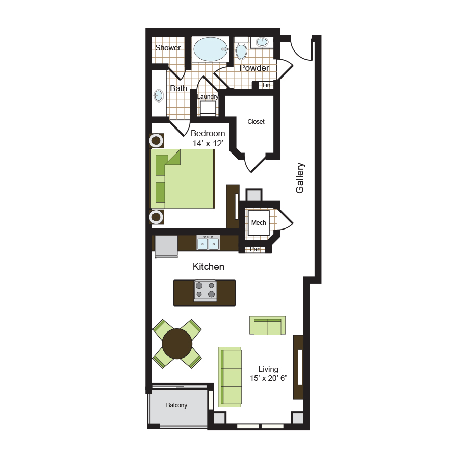 A1 floorplan layout