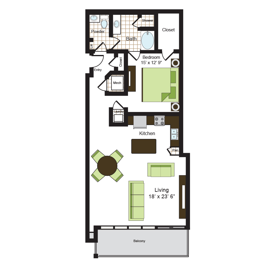 A2 floorplan layout