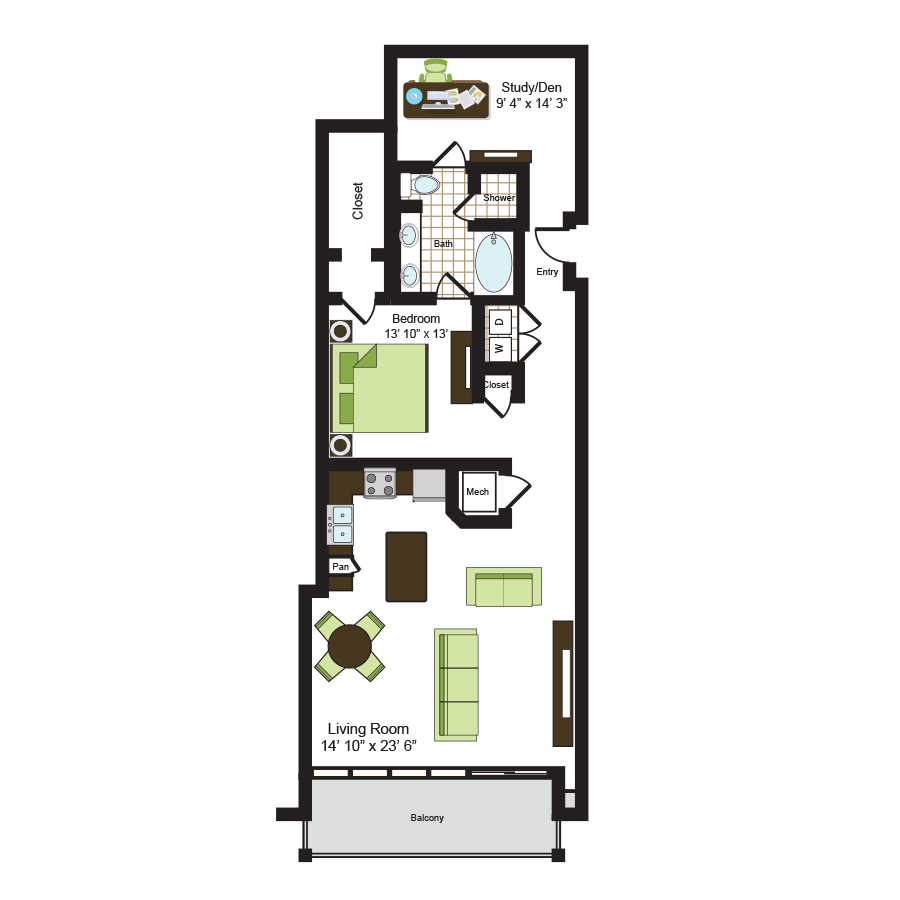A4D floorplan layout