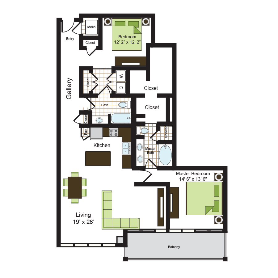 B2 floorplan layout