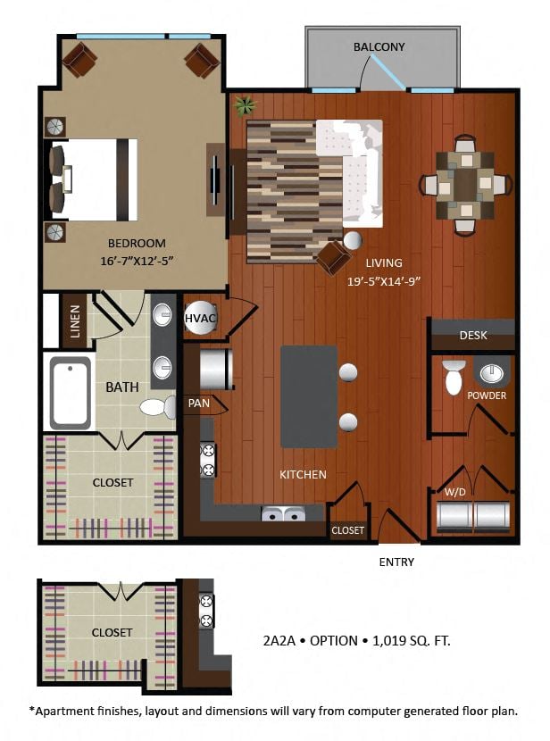 2A2 floorplan layout