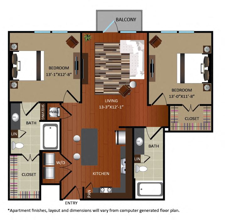 3B1 floorplan layout
