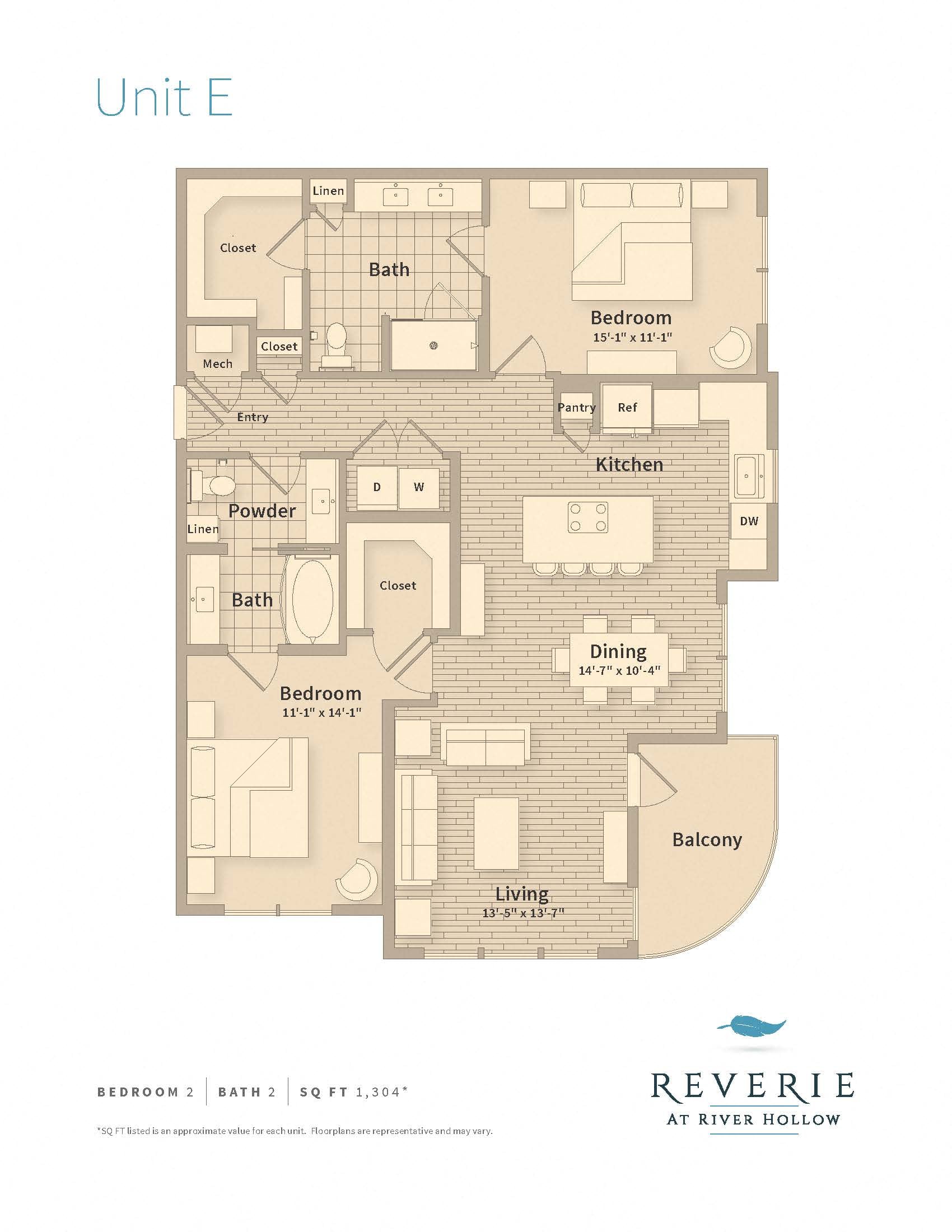 E floorplan layout