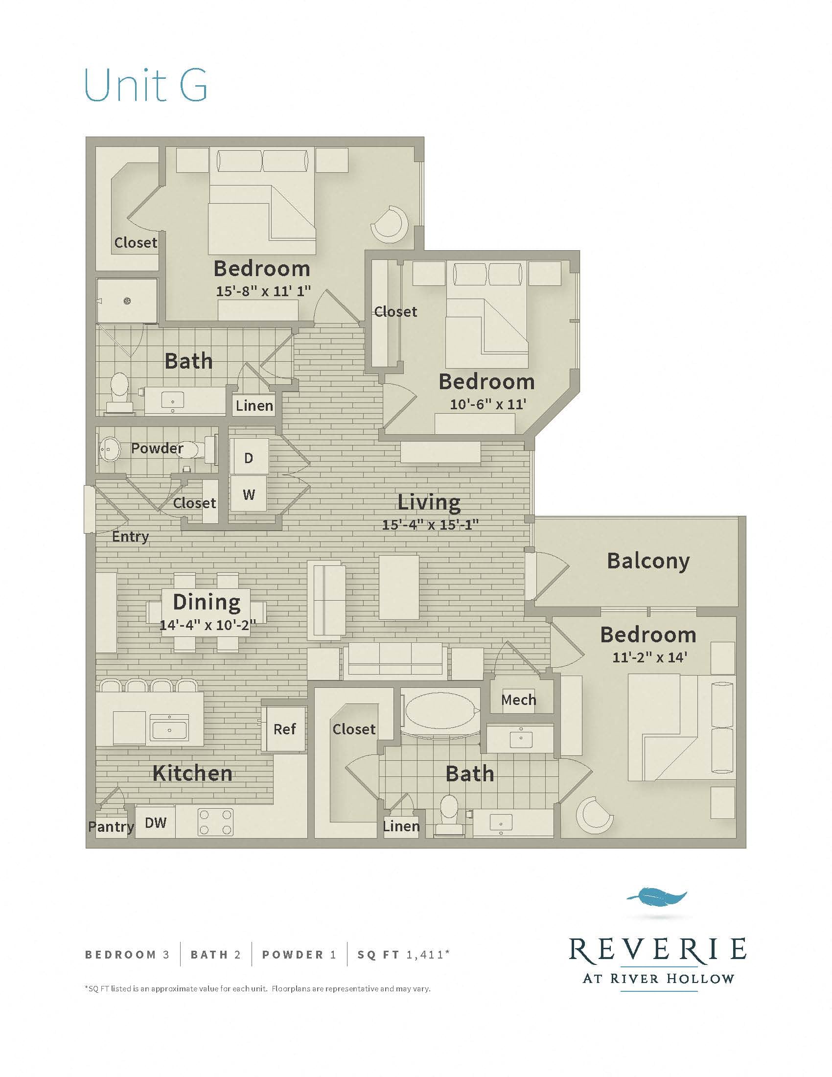 G floorplan layout