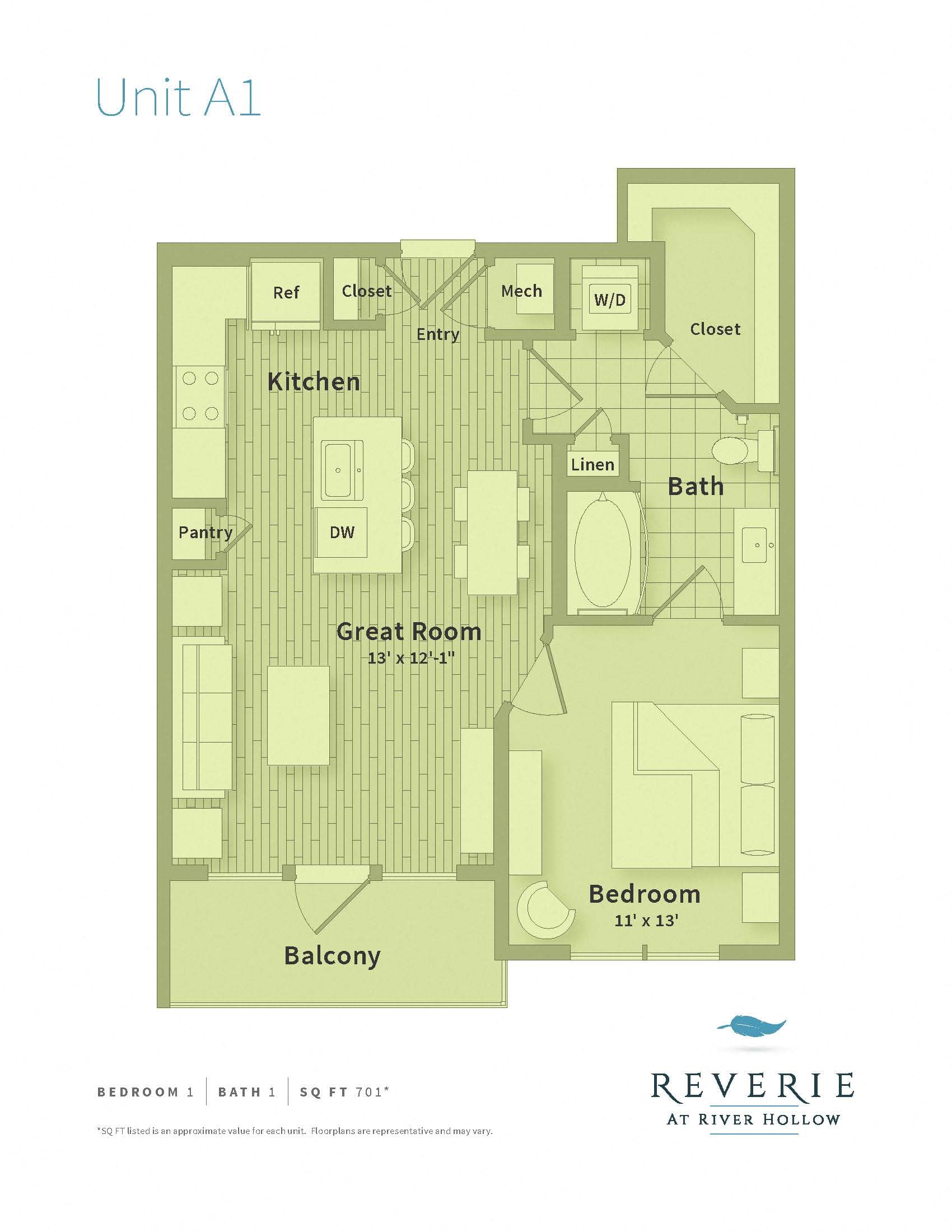 A1 floorplan layout