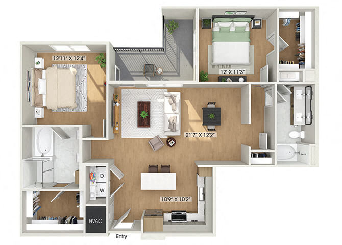 B3 floorplan layout