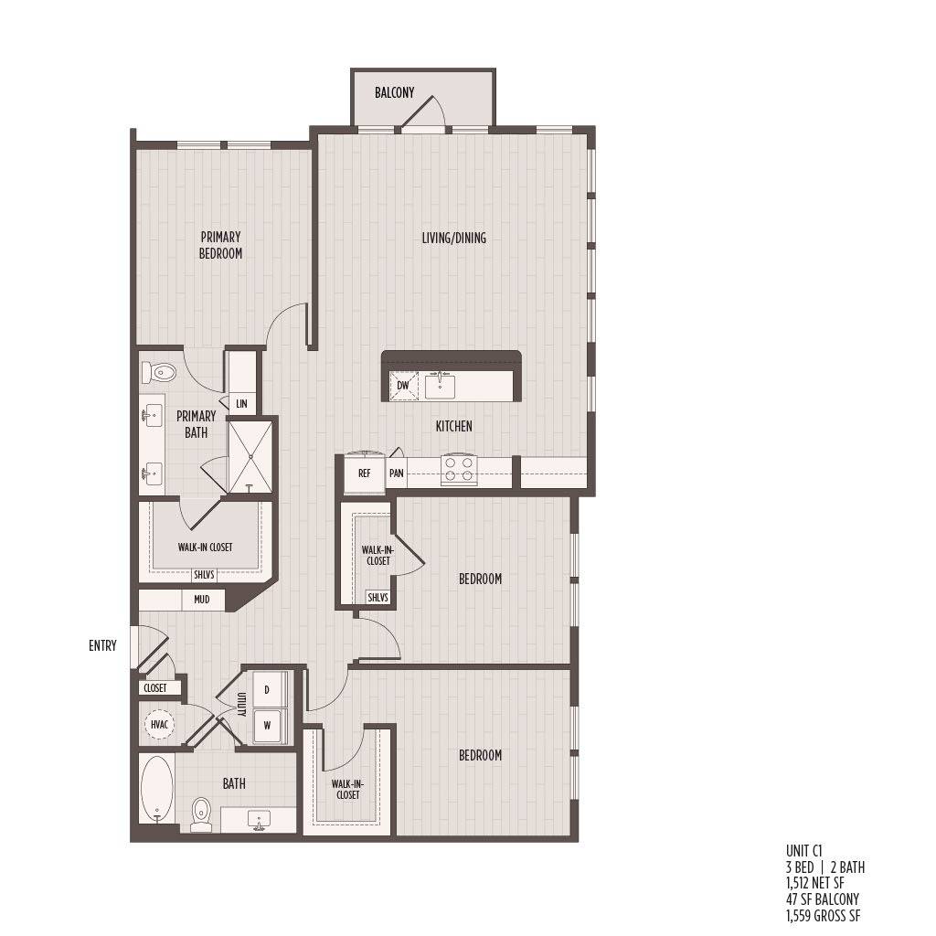 C1 floorplan layout