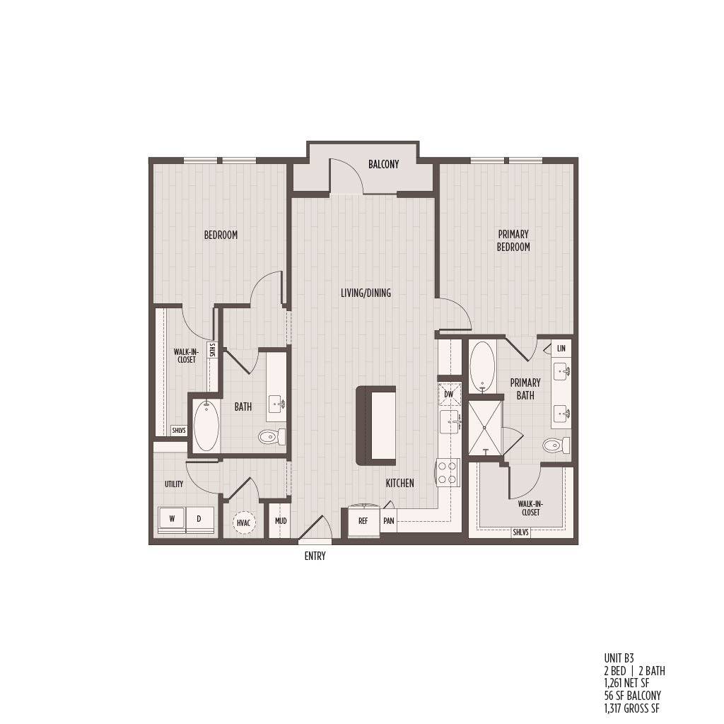 B3 floorplan layout